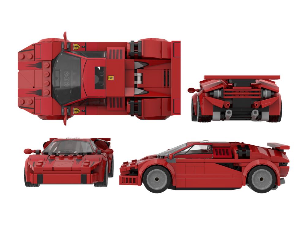 LEGO MOC-197159 76934 Countach V2 by Schwimpy | Rebrickable