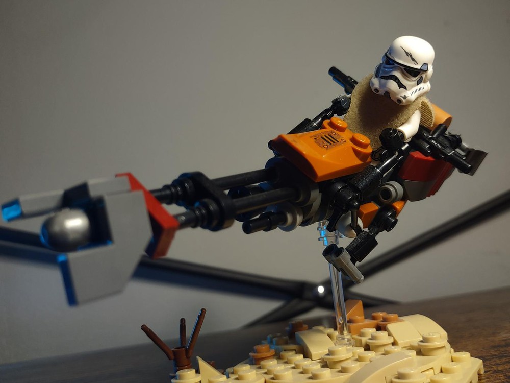 LEGO MOC Sand Speeder by WaffleCoyote | Rebrickable - Build with LEGO