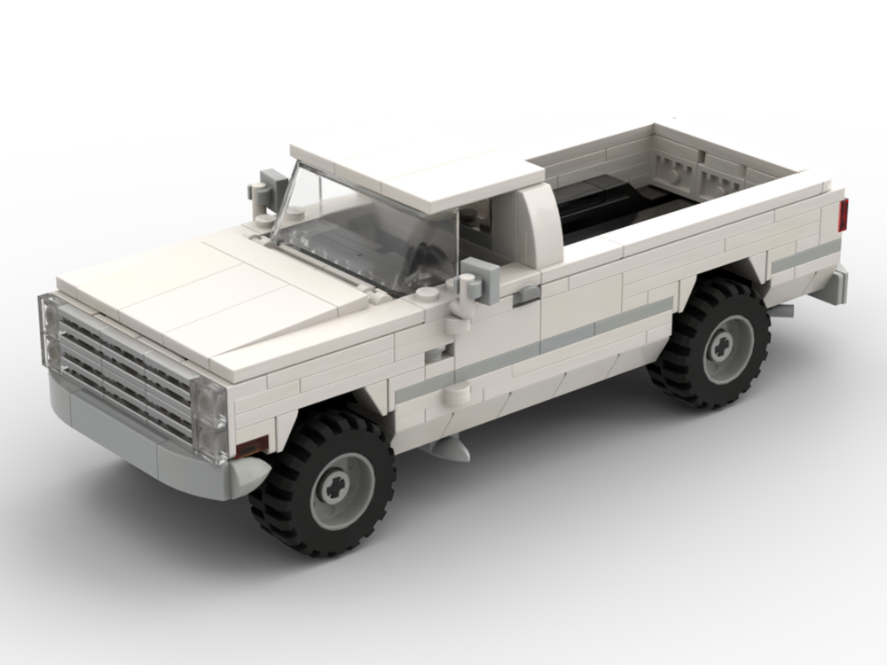 LEGO MOC 1985 GMC Sierra MOD - White by N_LegoGarage | Rebrickable ...