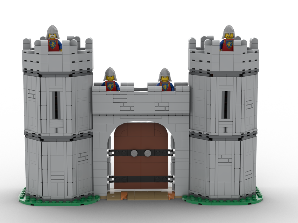 LEGO MOC-197247 Medieval Gatehouse by Sir BuildsALot | Rebrickable ...