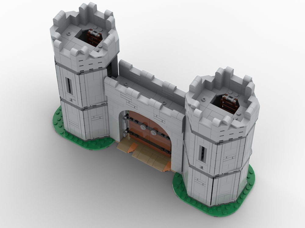 LEGO MOC-197247 Medieval Gatehouse by Sir BuildsALot | Rebrickable ...