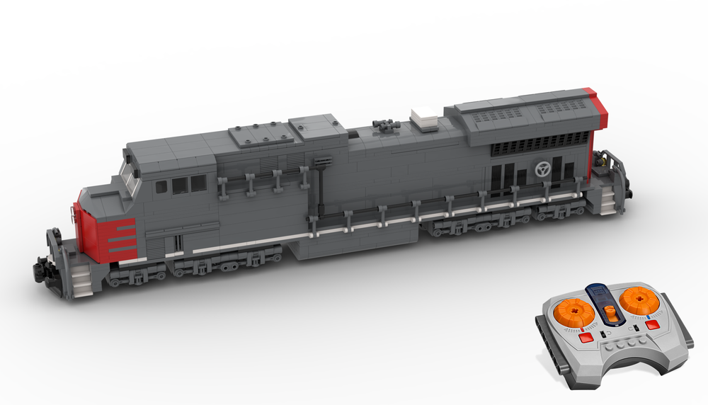 LEGO MOC Locomotive Diesel - Southern Pacific Railroad