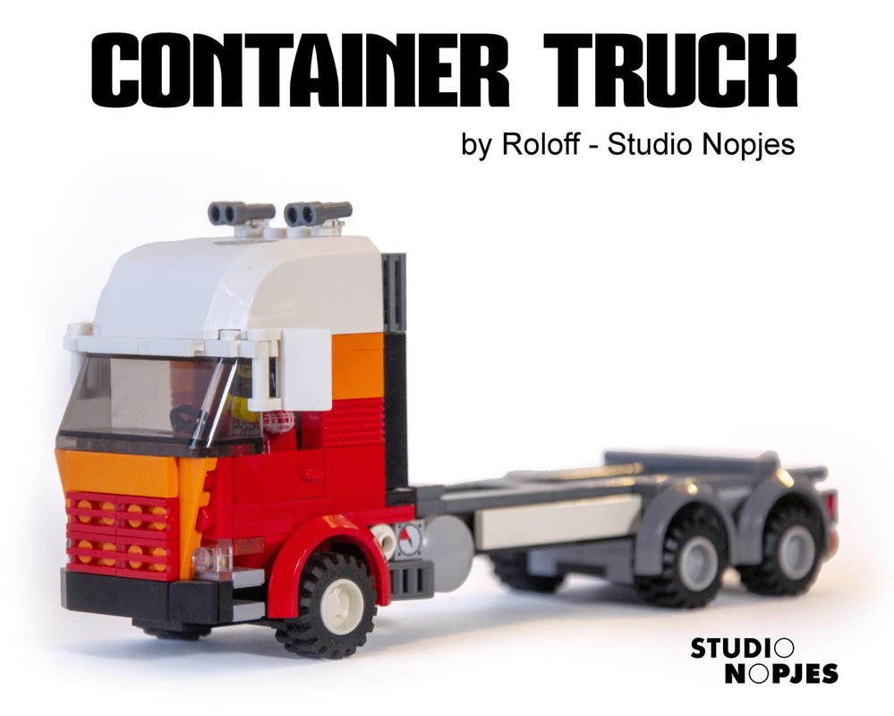LEGO MOC Container Truck by Roloff | Rebrickable - Build with LEGO
