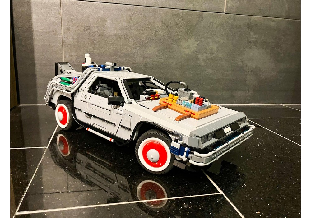 LEGO MOC-197416 1:8 Back to the Future DeLorean Part III Hood Box