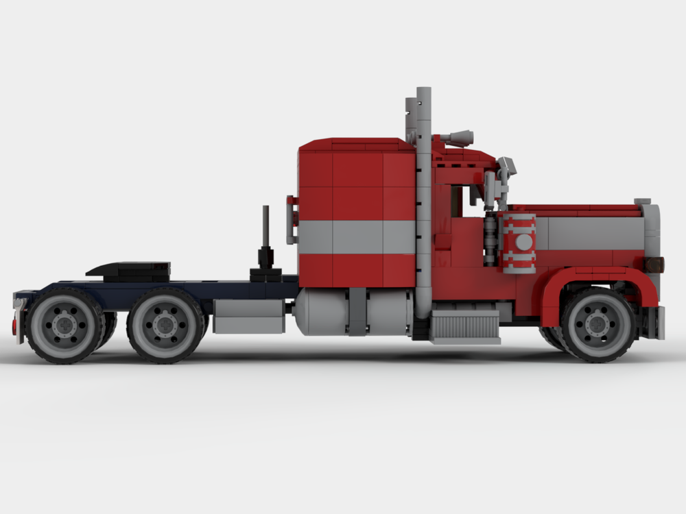 LEGO MOC Semi Truck, Peterbilt 389 with sleeper by Waimaru ...