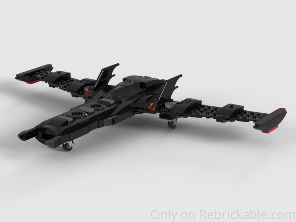 LEGO MOC DC Rebirth: The Bat-Plane by BrickProStudios