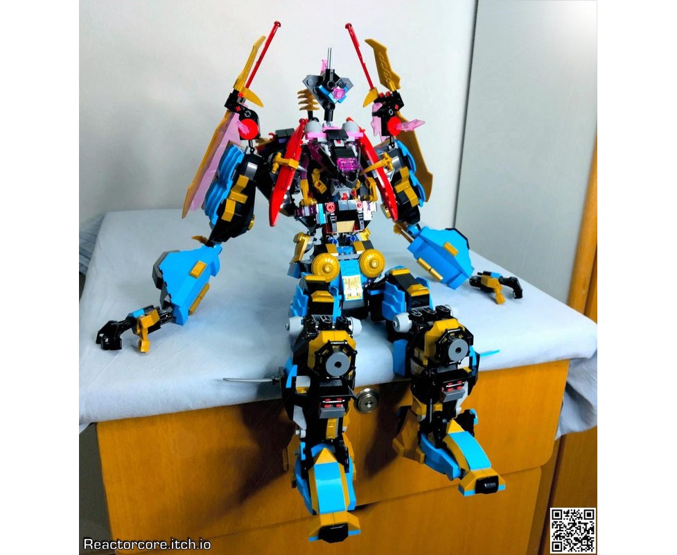 LEGO MOC 71775 Machine God Tangan Hyperion Mecha by Reactorcore