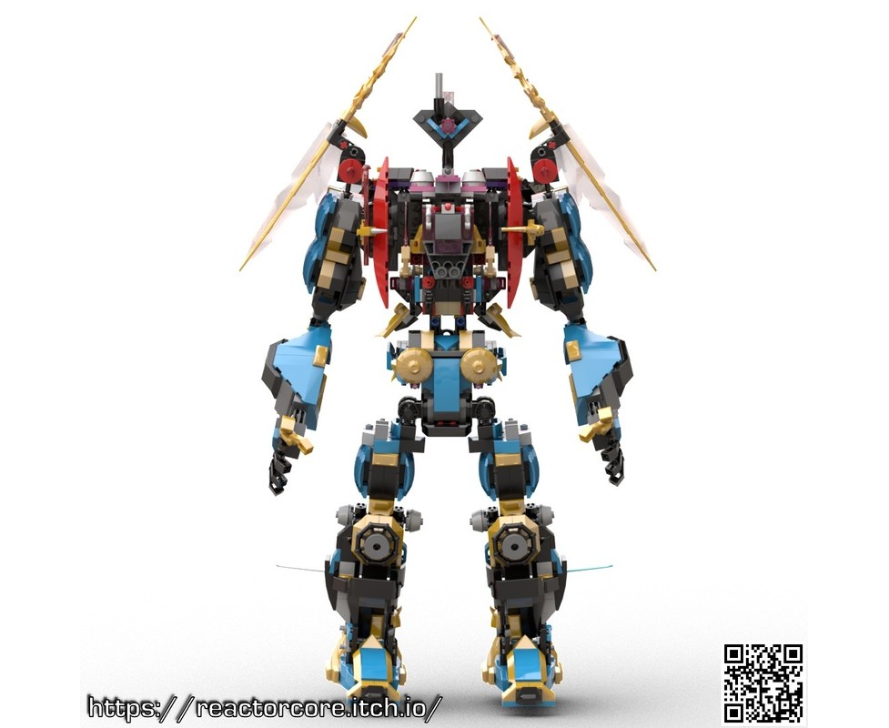 LEGO MOC 71775 Machine God Tangan Hyperion Mecha by Reactorcore