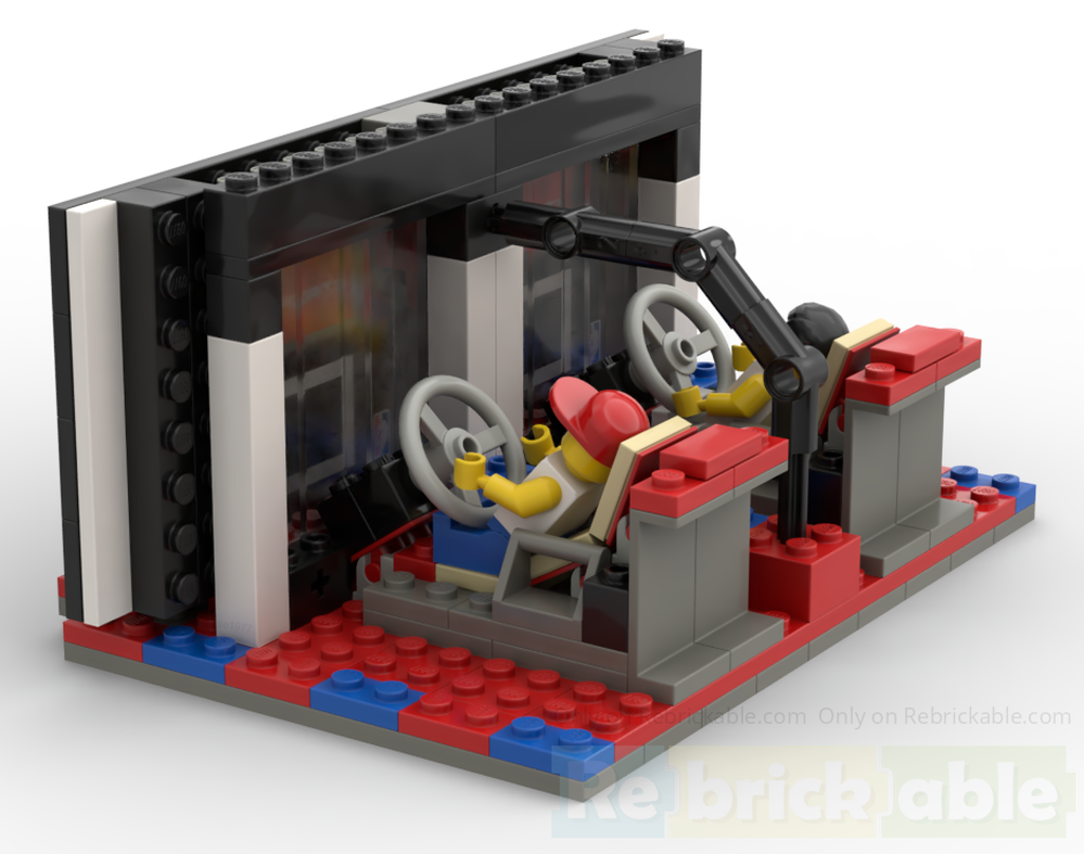 LEGO MOC-197688 3432 Racing simulator by se1977 | Rebrickable - Build ...