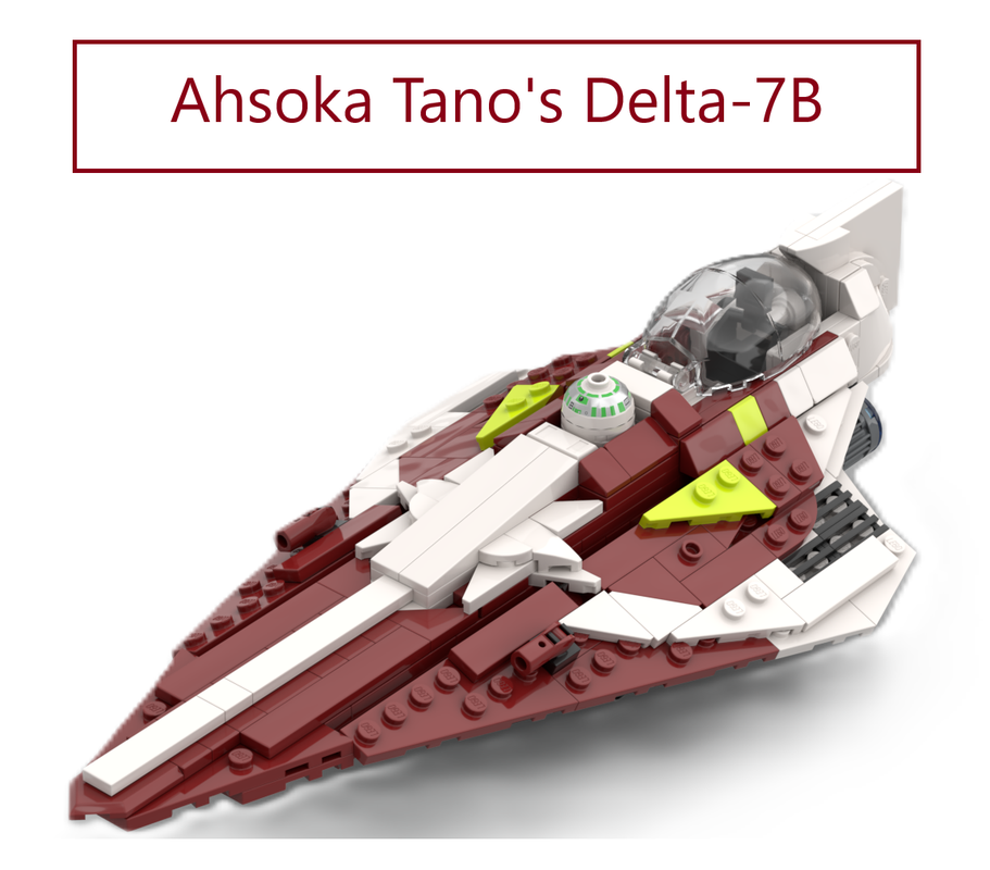 LEGO MOC Ahsoka Tano's Delta 7B - 75333 MOD by darkcrafter3
