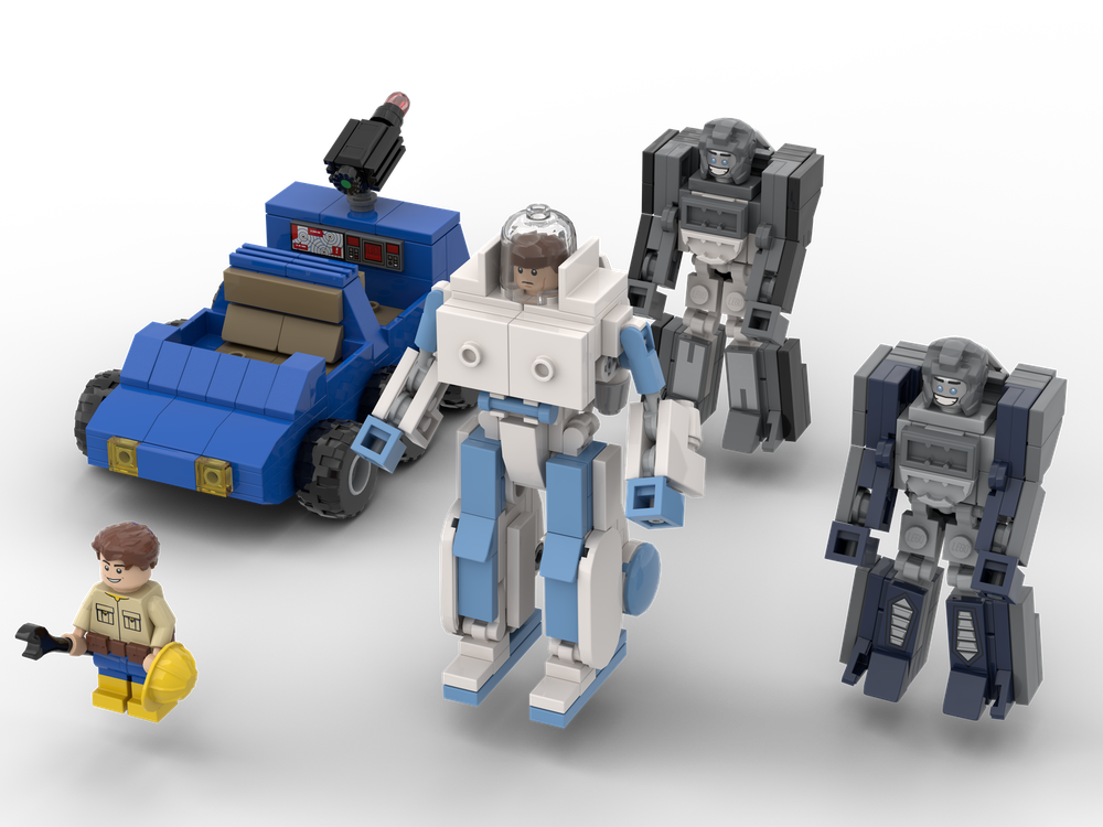 LEGO MOC Spike Witwicky Headmasters Roller G1 Autobot