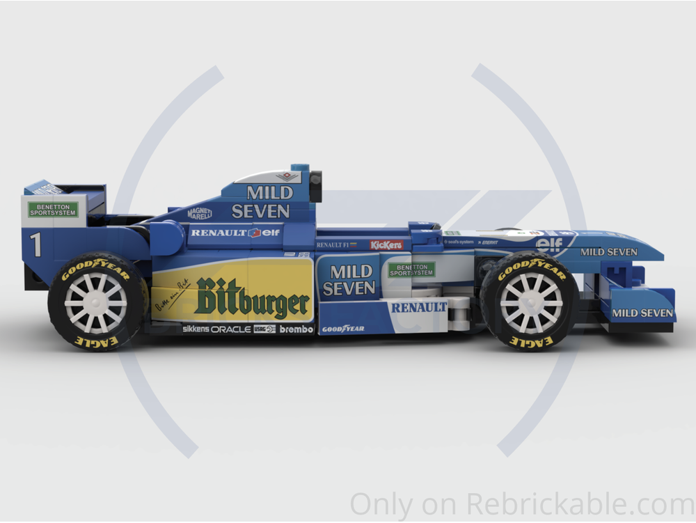 LEGO MOC F1 Benetton B195 by Pit Lane Bricks Factory | Rebrickable