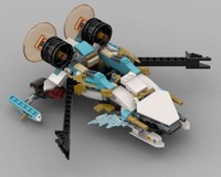 LEGO MOC-197811 Alt-71791- Zane's Snowmobile by oki-ebi