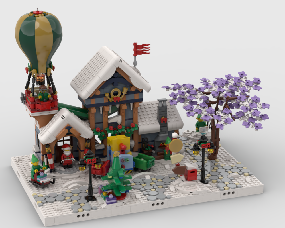 LEGO MOC Winter Village - Display for set 10339 - Santa's Post