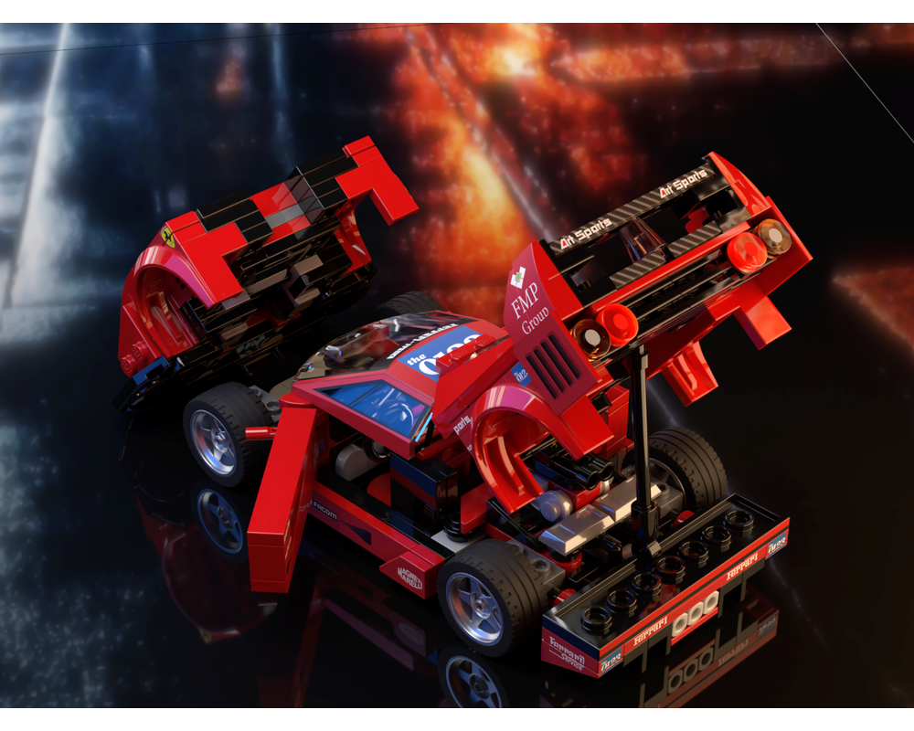 LEGO MOC-197959 1989 Ferrar! F40 LM IMSA GTO by MadDadBricks