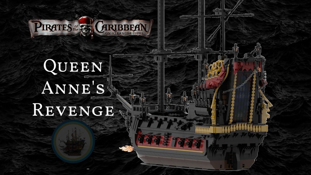 LEGO MOC TPS Queen Anne's Revenge Pirates of the Caribbean by