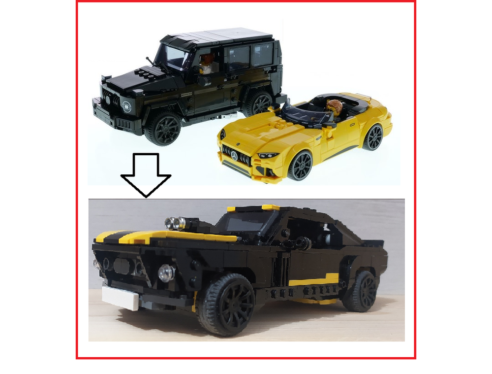 LEGO MOC 76924 Ford Mustang 67' by ale0794 Rebrickable Build