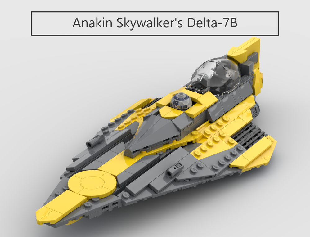 LEGO MOC Anakin Skywalker's Delta-7B (75333 Style) by darkcrafter3 ...