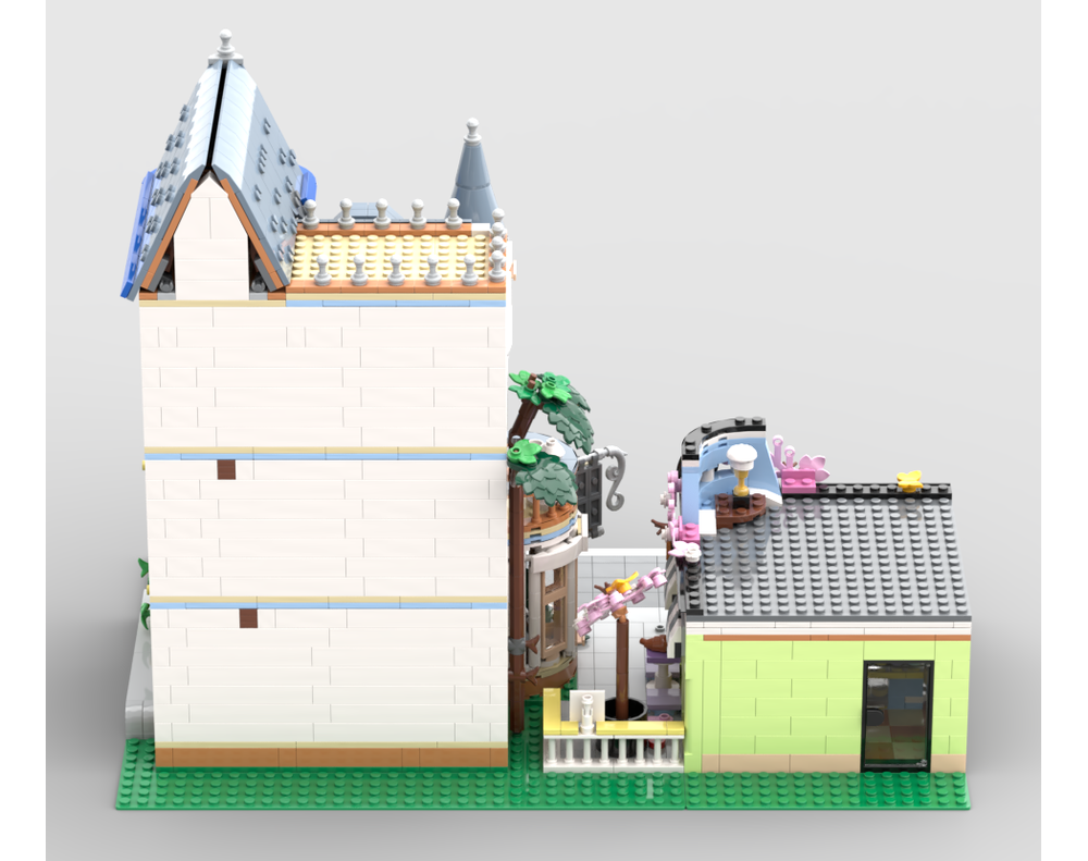 LEGO MOC Castle Bed & breakfast and Bakery combination Modular by ...