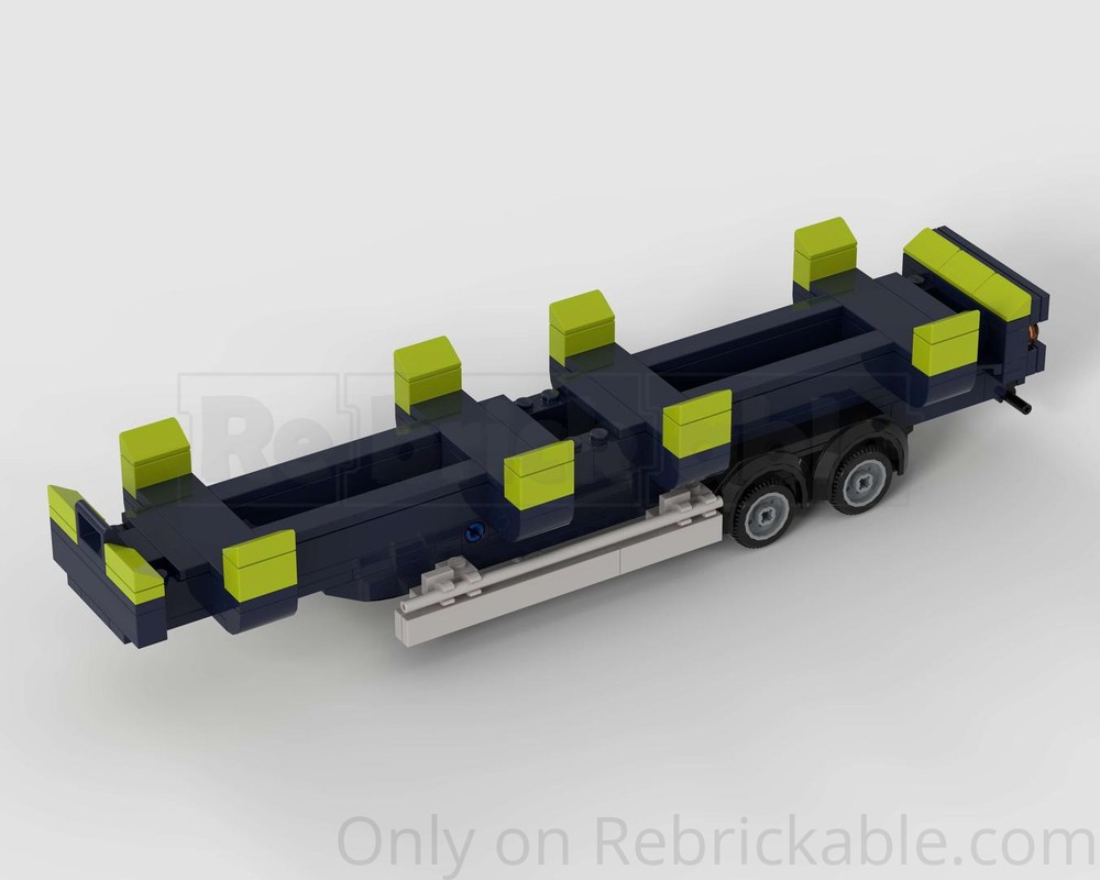 LEGO MOC-198181 Titan 40 foot container yard trailer 1 by flyingcarpet ...