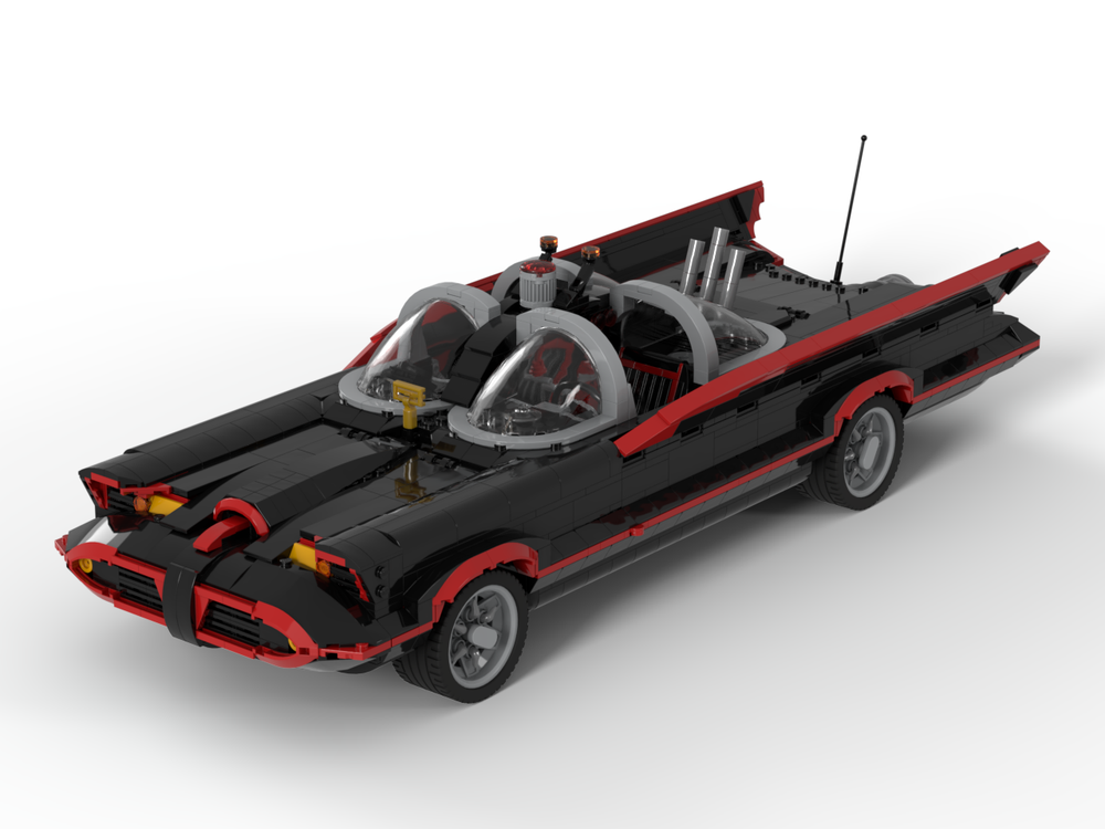LEGO MOC 60's TV Series Batmobile MOD by Linse | Rebrickable