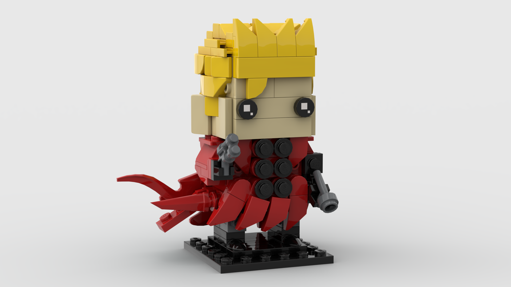 LEGO MOC-198183 Trigun - Vash The Stampede BrickHeadz by matt_the ...