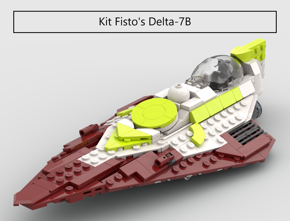 LEGO MOC Kit Fisto's Delta-7B (75333 Style) by darkcrafter3 ...