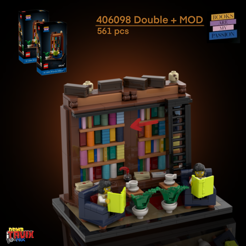 MAO　0418 LEGO Set 40698-1 Books Are My Passion (2024 LEGO Ideas and