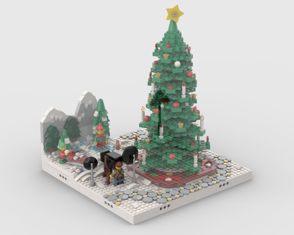MOC-198347 – Winter Village – Display for set 40564 + 40573