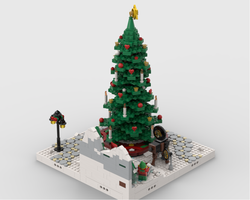 LEGO MOC-198347 Winter Village - Display for set 40564 + 40573 by