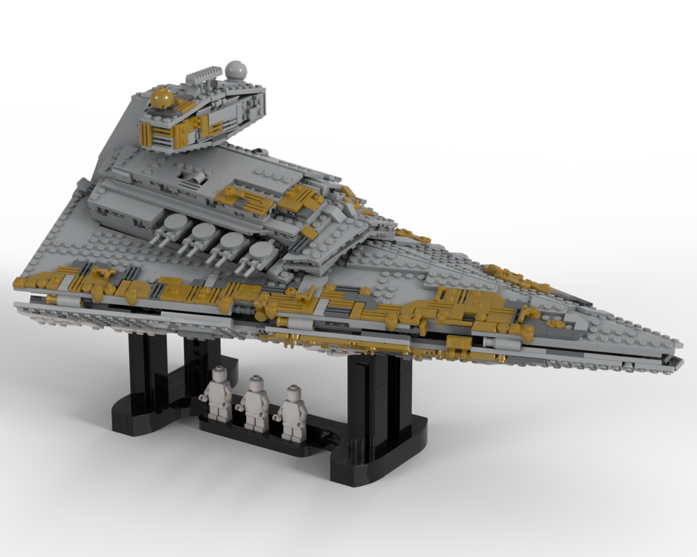 LEGO MOC Thrawn's Chimaera V2 with Display Stand (75394 Mod) by