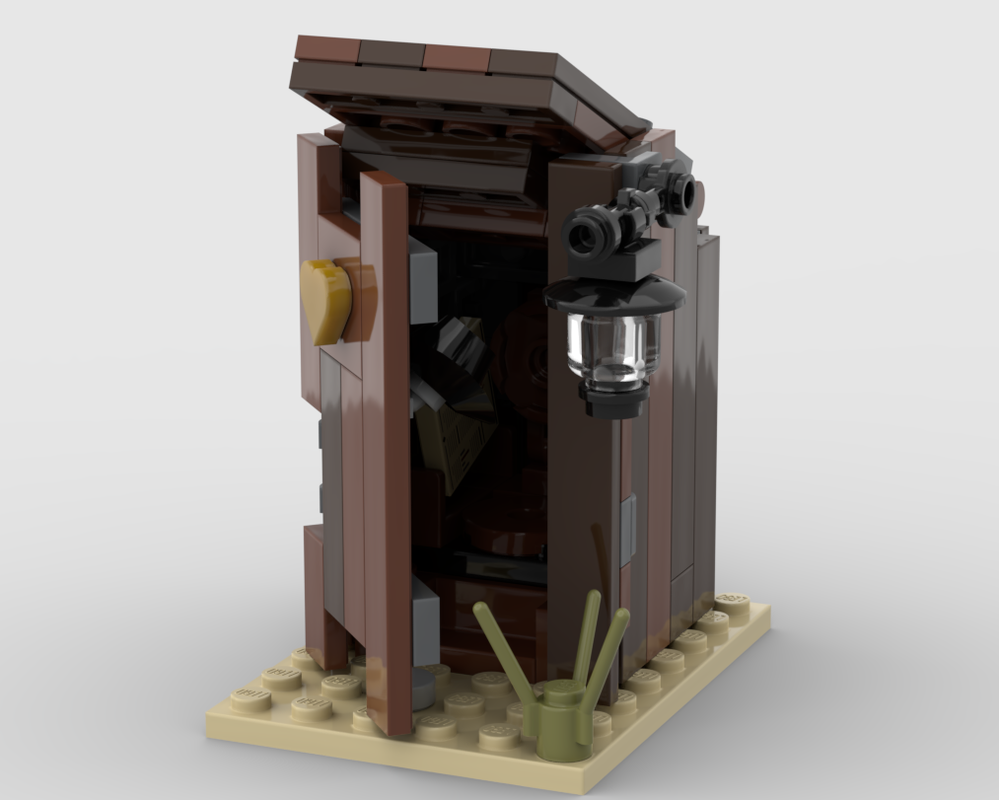 LEGO MOC Wild West Outhouse by ArtCrocodile | Rebrickable - Build with LEGO