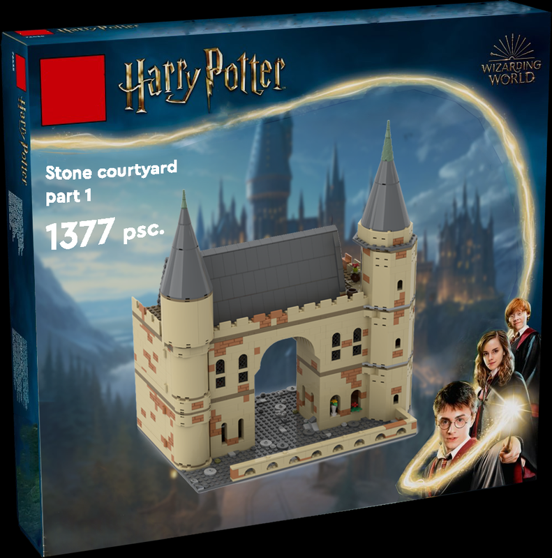 LEGO MOC Stone courtyard part 1 by Polokot | Rebrickable - Build with LEGO
