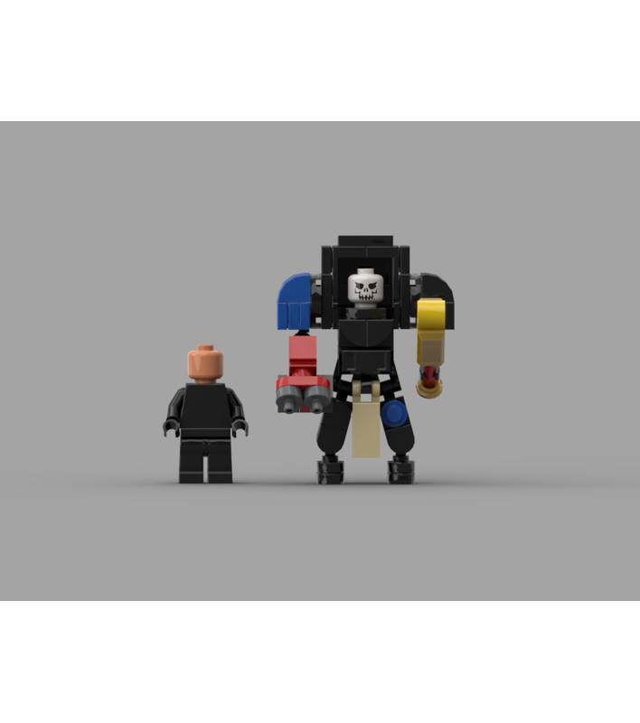 LEGO MOC Chaplain in Terminator Armour ULTRAMARINES by thelegowolfpack ...