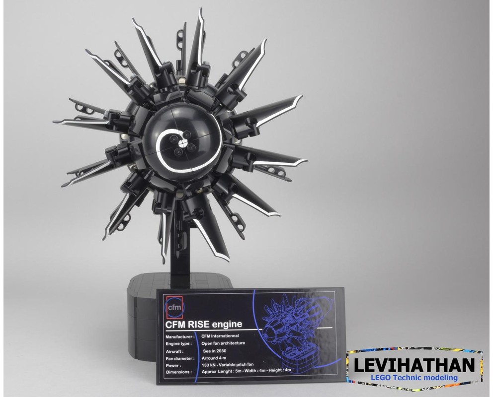 LEGO MOC CFM RISE Engine (Manual version) by Levihathan | Rebrickable ...