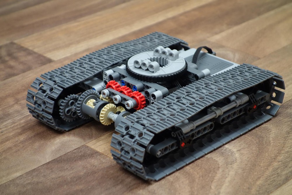 LEGO 42006 full RC MOD - undercarriage with transverse subtractor Mowlwurf | - Build with LEGO