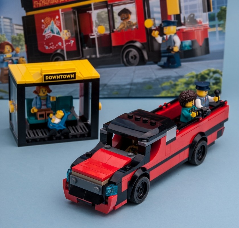 MOC-198546 60407 Red Car Rebuild Model