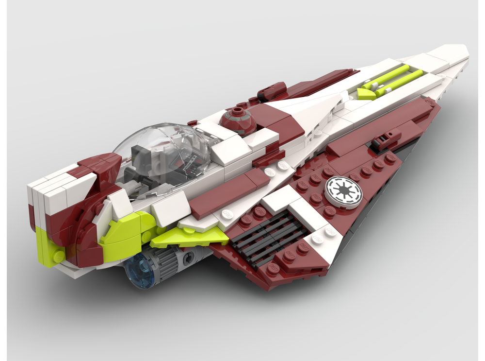 LEGO MOC Obi-Wan Kenobi's Delta-7B (75333 Style) by darkcrafter3