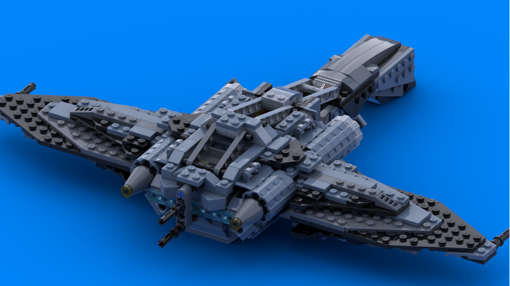 LEGO MOC Bad Batch Heavy Arc-170 by 3liasBlue | Rebrickable - Build ...