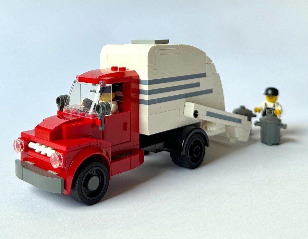 LEGO MOC Garbage Truck by HDbrix Rebrickable Build with LEGO