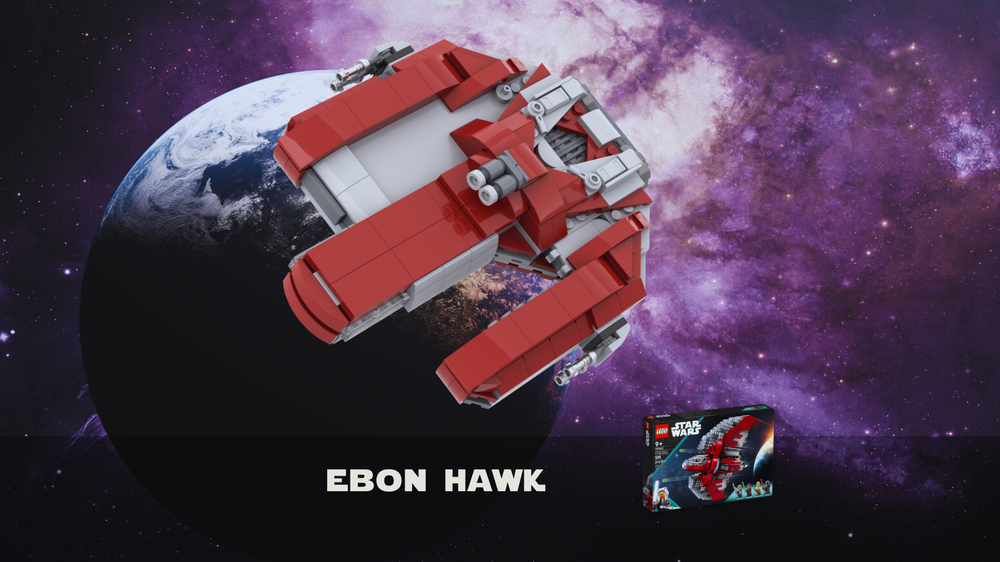 LEGO MOC Ebon Hawk - 75362 alternative by zsoltom | Rebrickable - Build ...