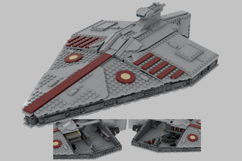 LEGO MOC Acclamator-Class Cruiser (interior) - Clone Wars by Bruxxy ...