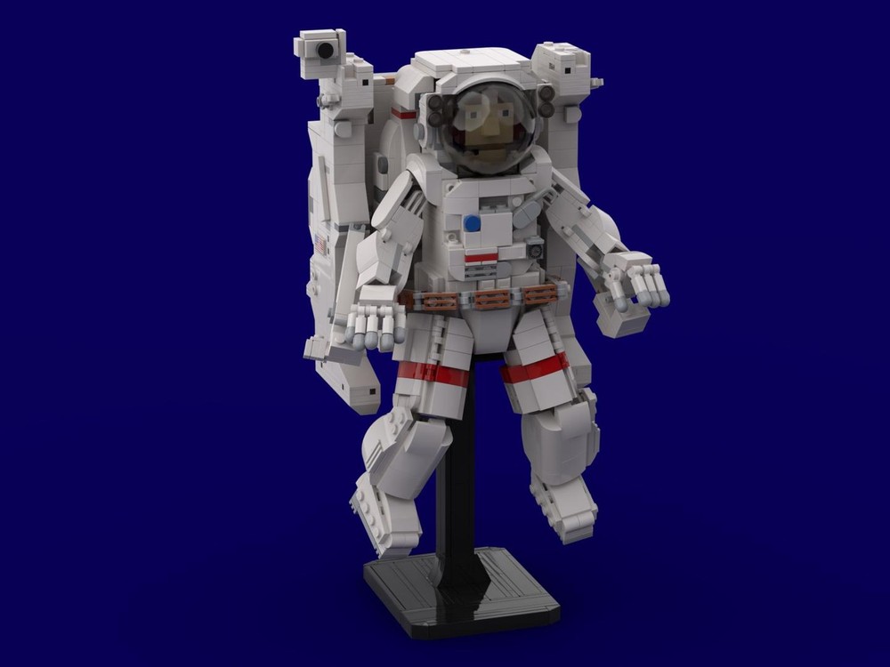 LEGO MOC Manned Maneuvering Unit: First Untethered Spacewalk