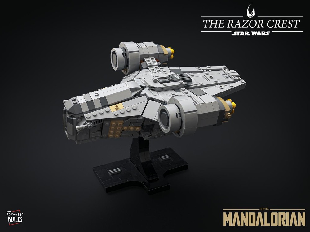 LEGO MOC The Razor Crest from 75375 Falcon by Tomasso