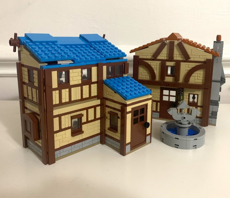 LEGO MOC Hyrule Castle Town by octane thermoplastic Rebrickable
