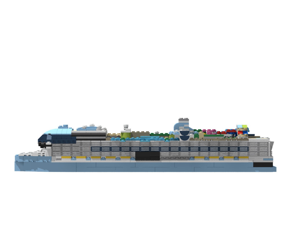 LEGO MOC Icon of the seas 1:850 by yamato534 Rebrickable Build