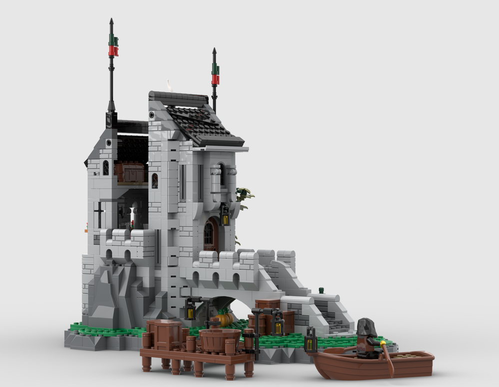 LEGO MOC Woolfpack watch Tower by PantelisManthos Rebrickable Build