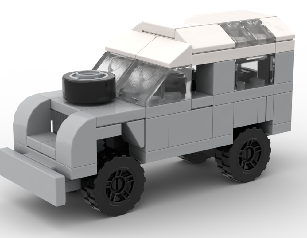 LEGO MOC-198910 Land Rover Series III LIght Gray by AairsoftPR0 ...