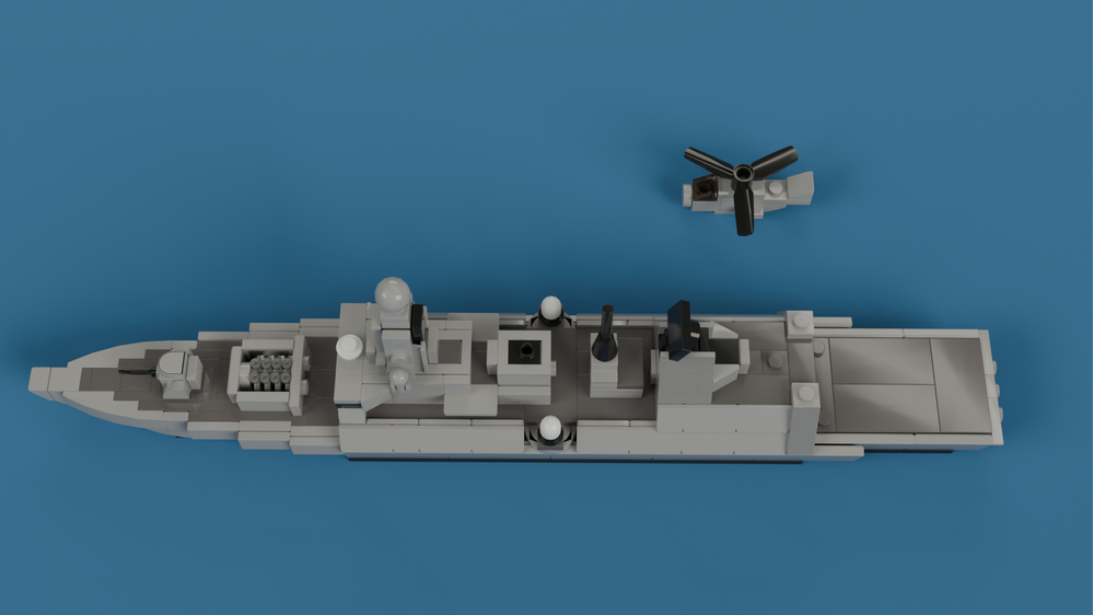 LEGO MOC HMS DARING Type 45 Destroyer by ScorchBricks | Rebrickable ...