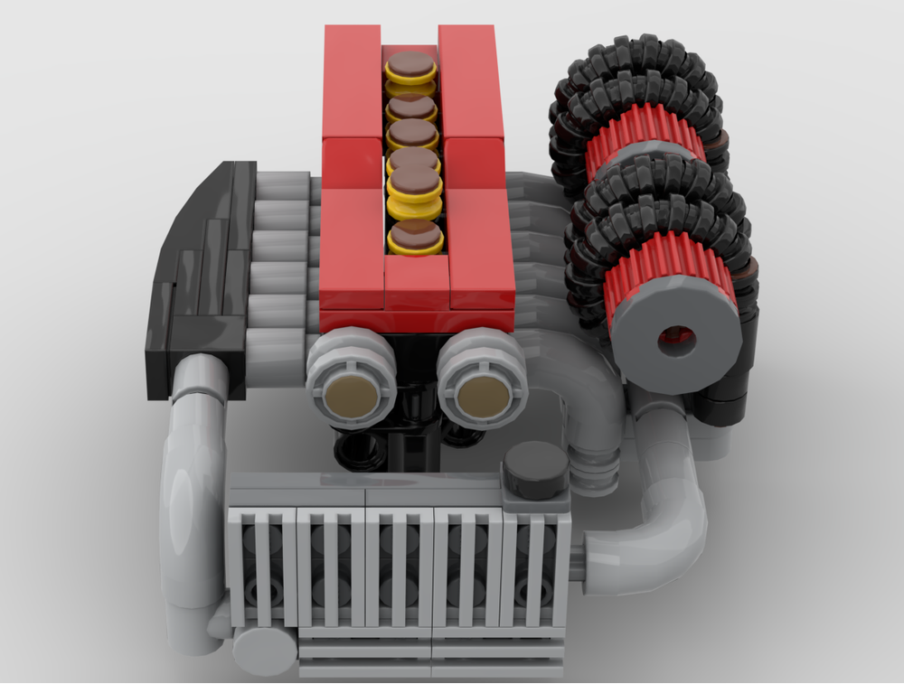 LEGO MOC RB 26 TURBO engin Nissan Skyline GTR R34 by Boha_ua ...